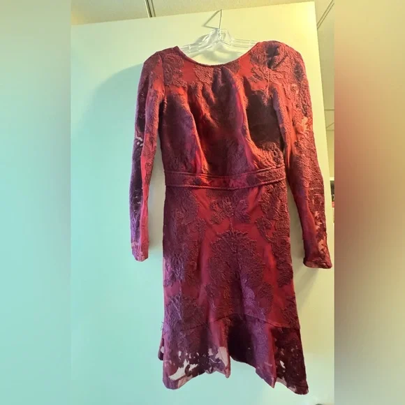 For Love And Lemons Burgundy Lace Dress - Picture 2 of 10